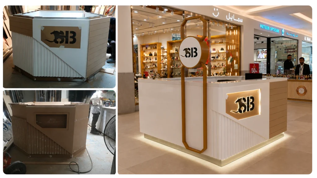 Retail Kiosk Fabrication & Branding